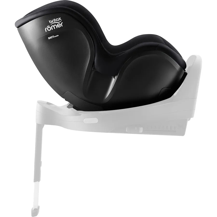 Scaun auto pentru copii Britax Römer, rotativ, fără bază ISOFIX, 3 luni-4 ani, 61-105 cm, 0-18 kg, DUALFIX 5Z, carbon black