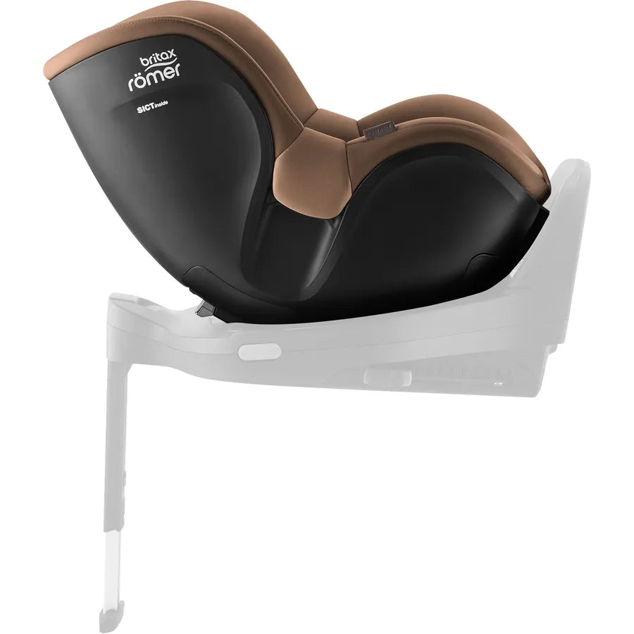Scaun auto pentru copii Britax Römer, rotativ, fără bază ISOFIX, 3 luni-4 ani, 61-105 cm, 0-18 kg, DUALFIX 5Z, warm caramel