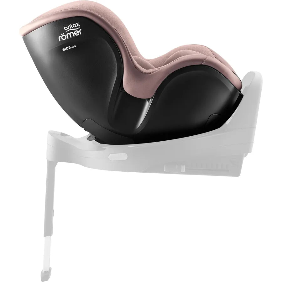 Scaun auto pentru copii Britax Römer, rotativ, fără bază ISOFIX, 3 luni-4 ani, 61-105 cm, 0-18 kg, DUALFIX 5Z, dusty rose