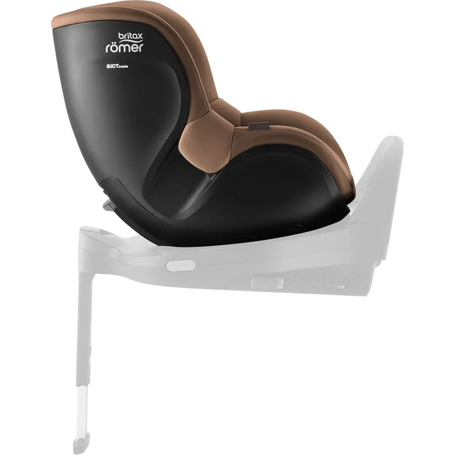 Scaun auto pentru copii Britax Römer, rotativ, fără bază ISOFIX, 3 luni-4 ani, 61-105 cm, 0-18 kg, DUALFIX 5Z, warm caramel