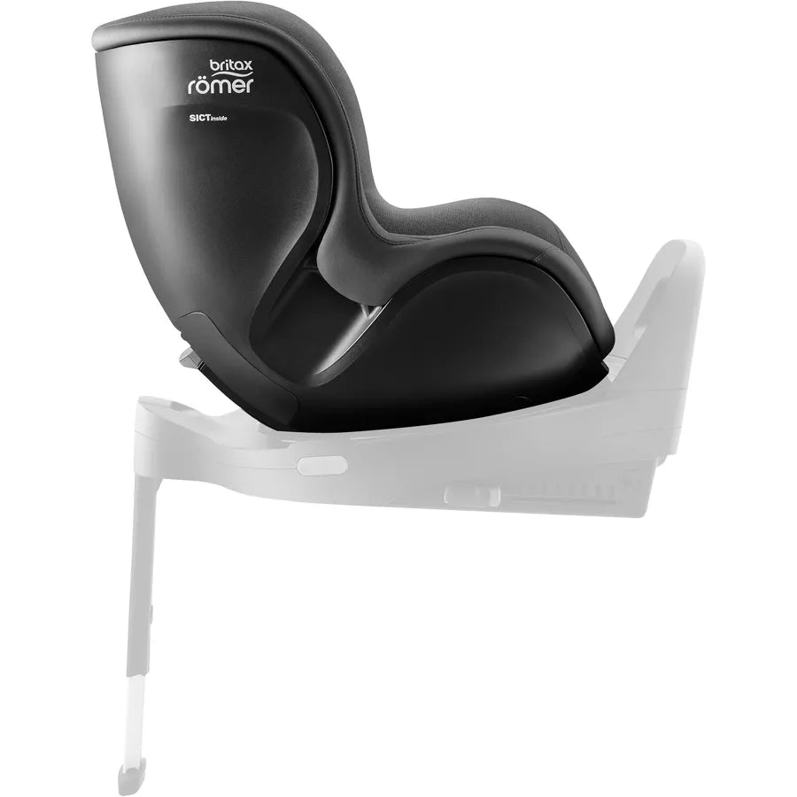 Scaun auto pentru copii Britax Römer, rotativ, fără bază ISOFIX, 3 luni-4 ani, 61-105 cm, 0-18 kg, DUALFIX 5Z, mineral grey