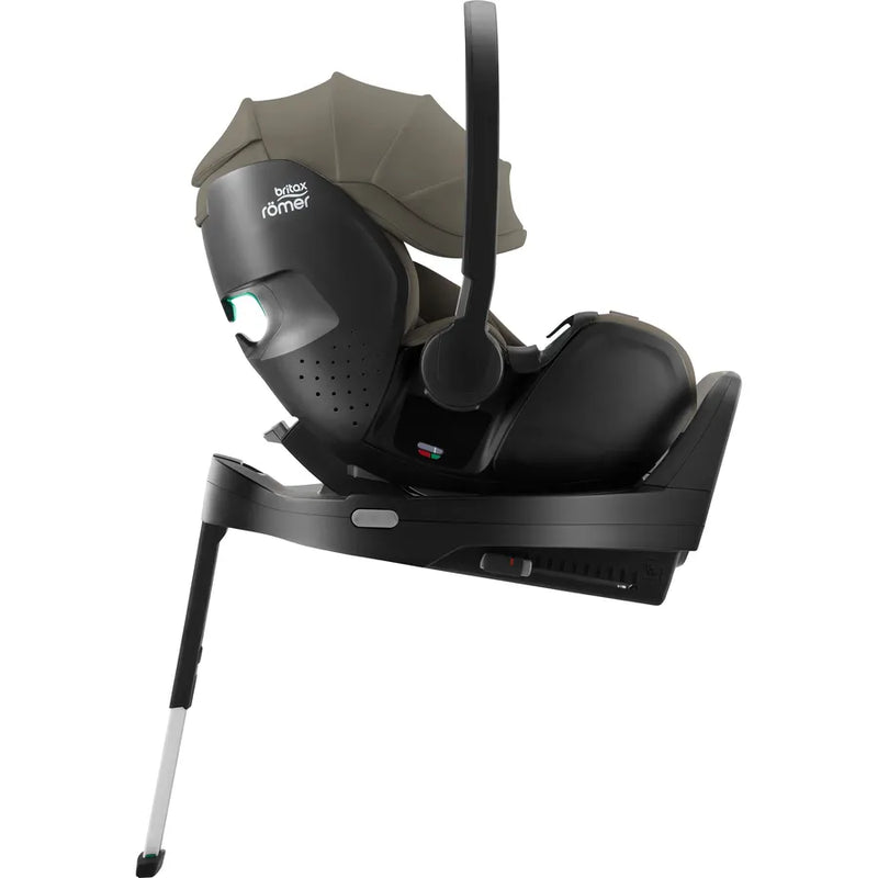 Scaun auto tip scoică pentru copii Britax Römer, reclinabil, 0-15 luni, 40-85 cm, 0-13 kg, BABY-SAFE PRO, urban olive