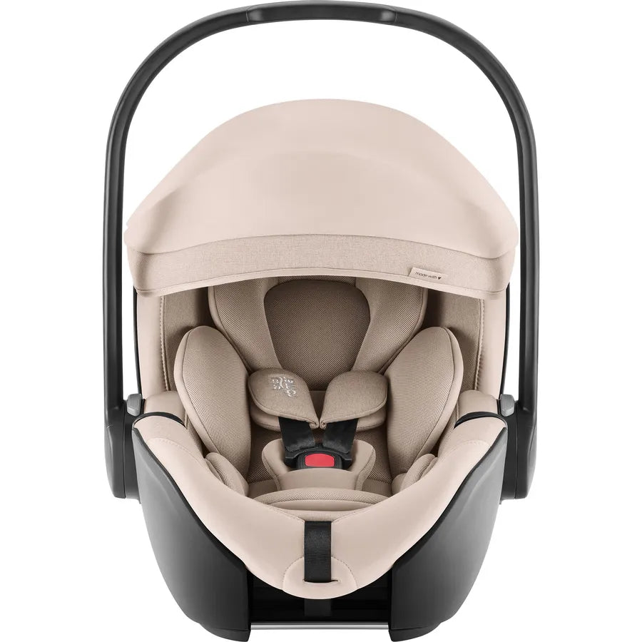 Scaun auto tip scoică pentru copii Britax Römer, reclinabil, 0-15 luni, 40-85 cm, 0-13 kg, BABY-SAFE PRO, teak