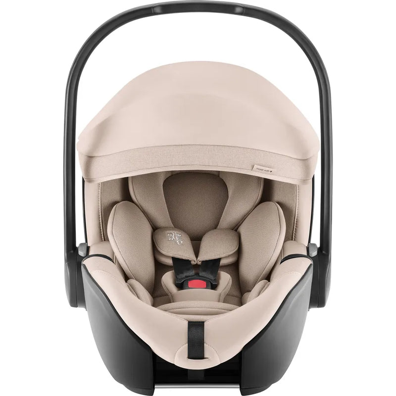 Scaun auto tip scoică pentru copii Britax Römer, reclinabil, 0-15 luni, 40-85 cm, 0-13 kg, BABY-SAFE PRO, teak