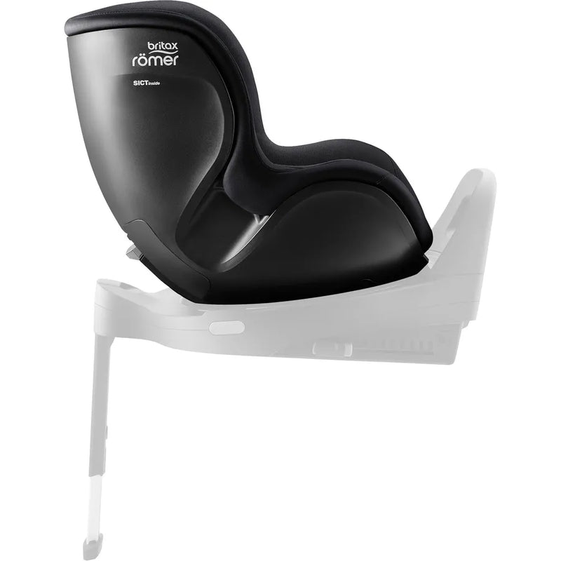 Scaun auto pentru copii Britax Römer, rotativ, fără bază ISOFIX, 3 luni-4 ani, 61-105 cm, 0-18 kg, DUALFIX 5Z, carbon black