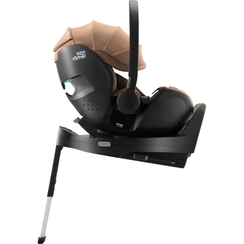 Scaun auto tip scoică pentru copii Britax Römer, reclinabil, 0-15 luni, 40-85 cm, 0-13 kg, BABY-SAFE PRO, warm caramel