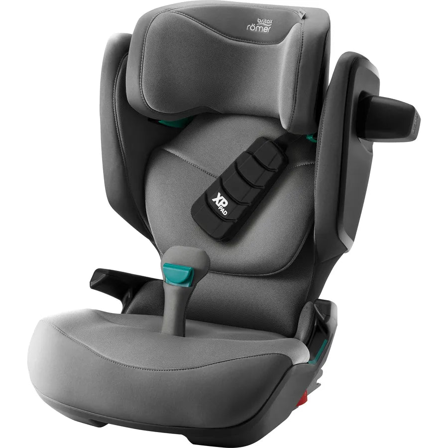 Scaun auto pentru copii Britax Römer, 3,5-12 ani, 100-150 cm, 15-36 kg, KIDFIX PRO, mineral grey