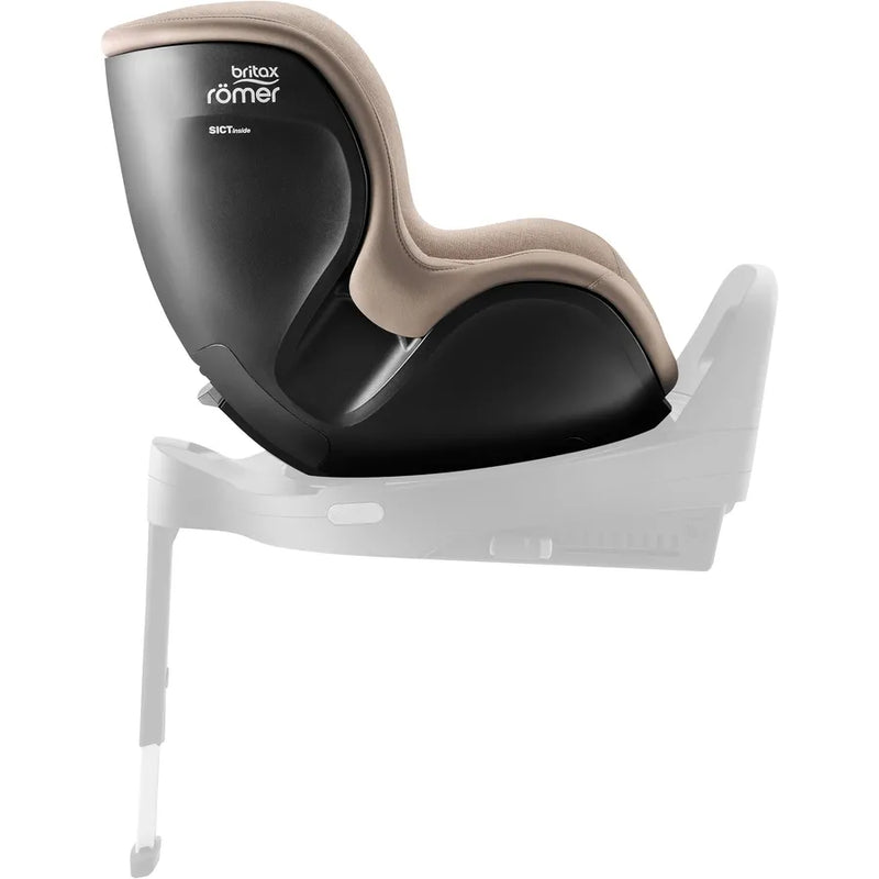 Scaun auto pentru copii Britax Römer, rotativ, fără bază ISOFIX, 3 luni-4 ani, 61-105 cm, 0-18 kg, DUALFIX 5Z, teak