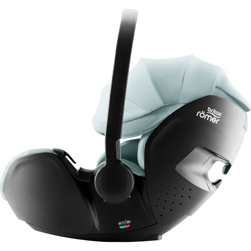 Scaun auto tip scoică pentru copii cu bază ISOFIX inclusă, Britax Römer, reclinabil, 0-15 luni, 40-85 cm, 0-13 kg, BABY-SAFE PRO, harbor blue