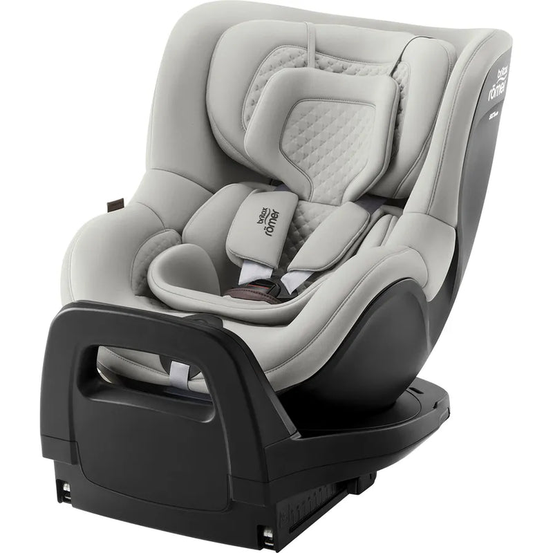 Scaun auto pentru copii Britax Römer, rotativ, 3 luni-4 ani, 61-105 cm, 19 kg, DUALFIX PRO M, linen grey