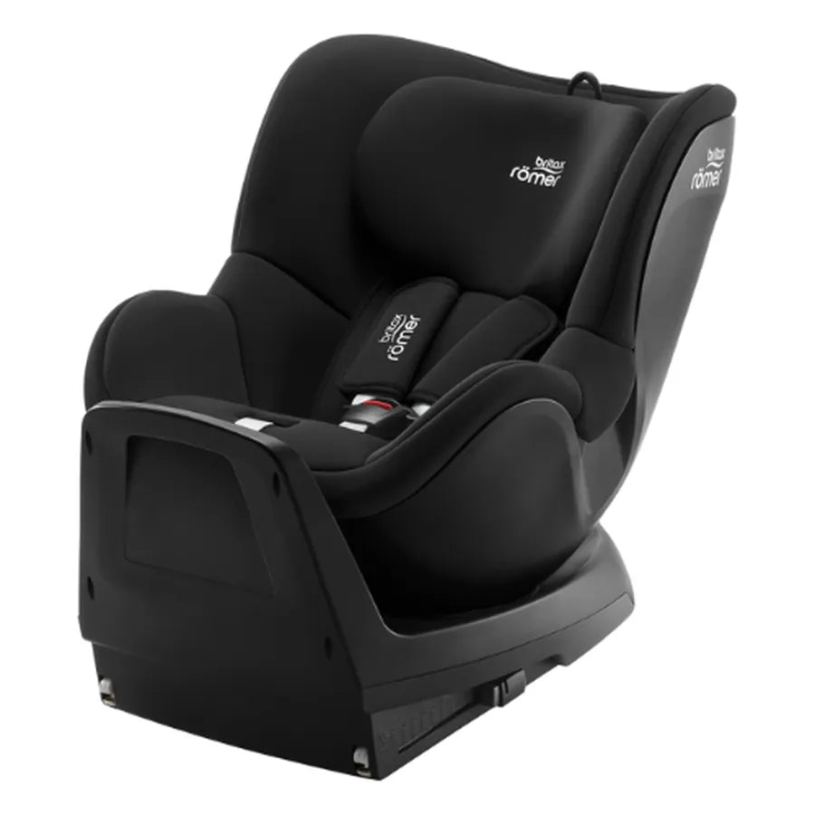 Scaun auto pentru copii, Britax Römer, rotativ, 360º, 3 luni-4 ani, 61-105 cm, 20 kg, DUALFIX M PLUS, space black