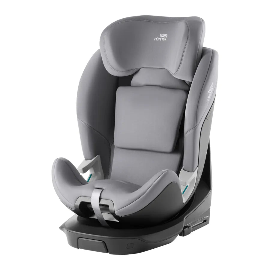 Scaun auto pentru copii Britax Römer, rotativ, 0 luni-7 ani, 40-125 cm, Isofix, SWIVEL, frost grey