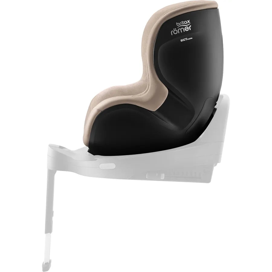 Scaun auto pentru copii Britax Römer, rotativ, fără bază ISOFIX, 3 luni-4 ani, 61-105 cm, 0-18 kg, DUALFIX 5Z, teak