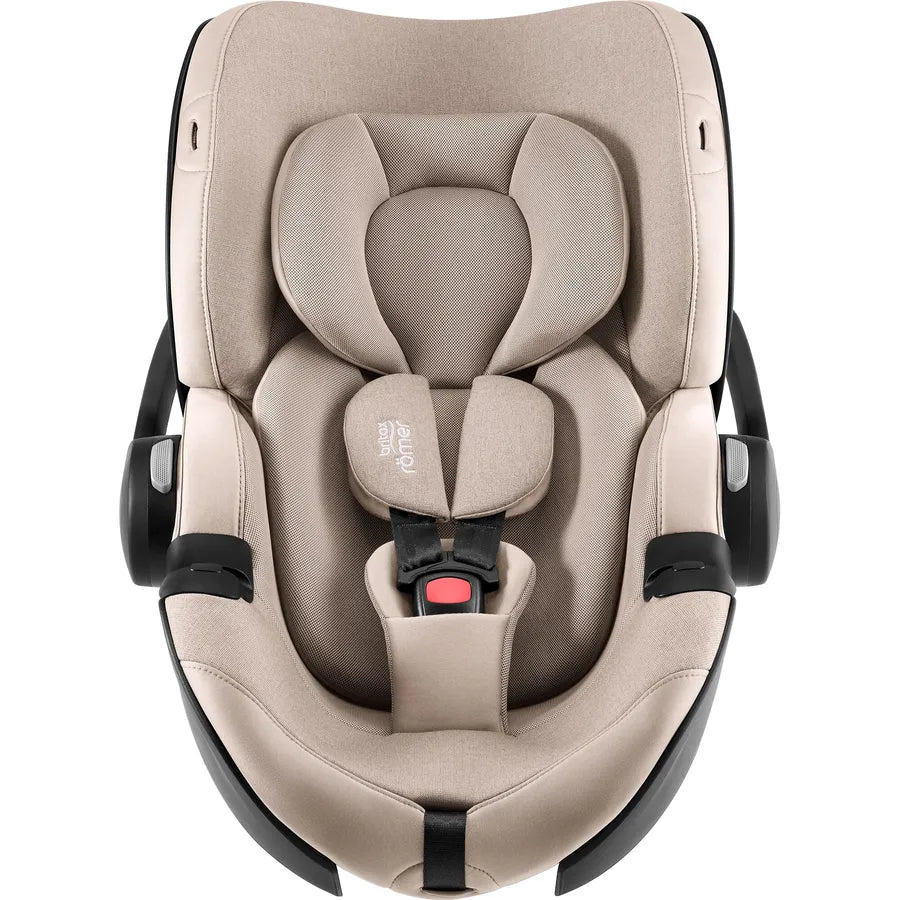 Scaun auto tip scoică pentru copii Britax Römer, reclinabil, 0-15 luni, 40-85 cm, 0-13 kg, BABY-SAFE PRO, teak