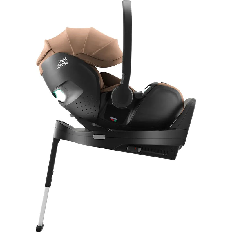 Scaun auto tip scoică pentru copii Britax Römer, reclinabil, 0-15 luni, 40-85 cm, 0-13 kg, BABY-SAFE PRO, warm caramel