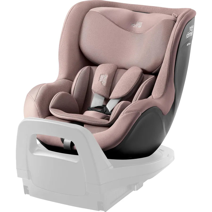 Scaun auto pentru copii Britax Römer, rotativ, fără bază ISOFIX, 3 luni-4 ani, 61-105 cm, 0-18 kg, DUALFIX 5Z, dusty rose