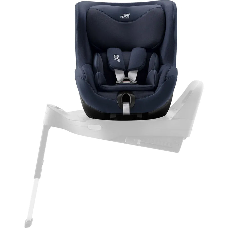 Scaun auto pentru copii Britax Römer, rotativ, fără bază ISOFIX, 3 luni-4 ani, 61-105 cm, 0-18 kg, DUALFIX 5Z, night blue