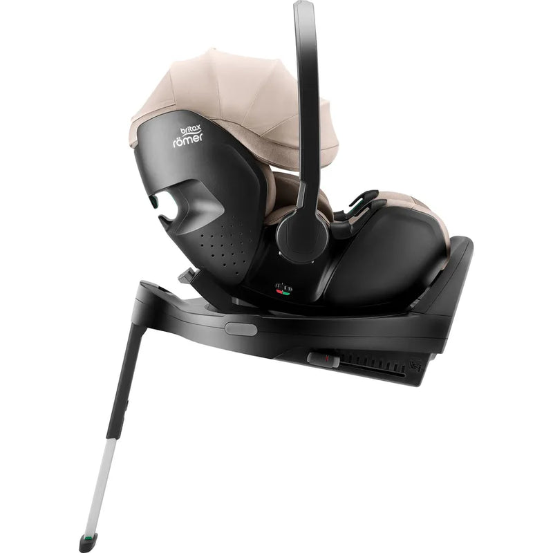 Scaun auto tip scoică pentru copii Britax Römer, reclinabil, 0-15 luni, 40-85 cm, 0-13 kg, BABY-SAFE PRO, teak