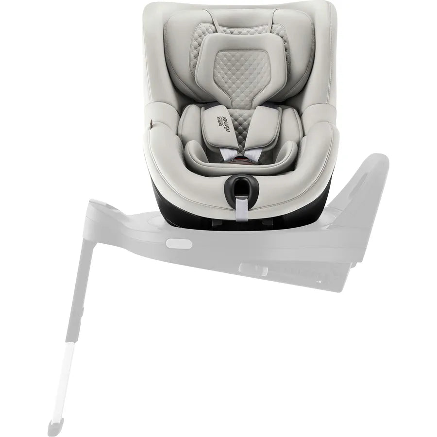 Scaun auto pentru copii Britax Römer, rotativ, fără bază ISOFIX, 3 luni-4 ani, 61-105 cm, 0-18 kg, DUALFIX 5Z, linen grey