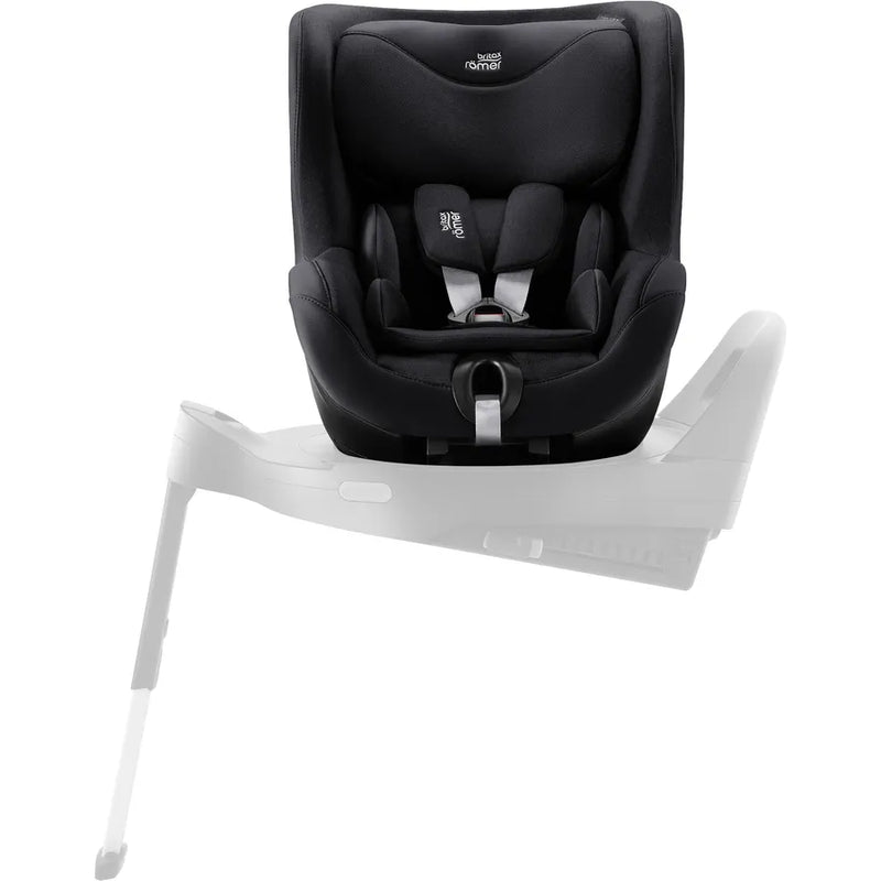 Scaun auto pentru copii Britax Römer, rotativ, fără bază ISOFIX, 3 luni-4 ani, 61-105 cm, 0-18 kg, DUALFIX 5Z, carbon black