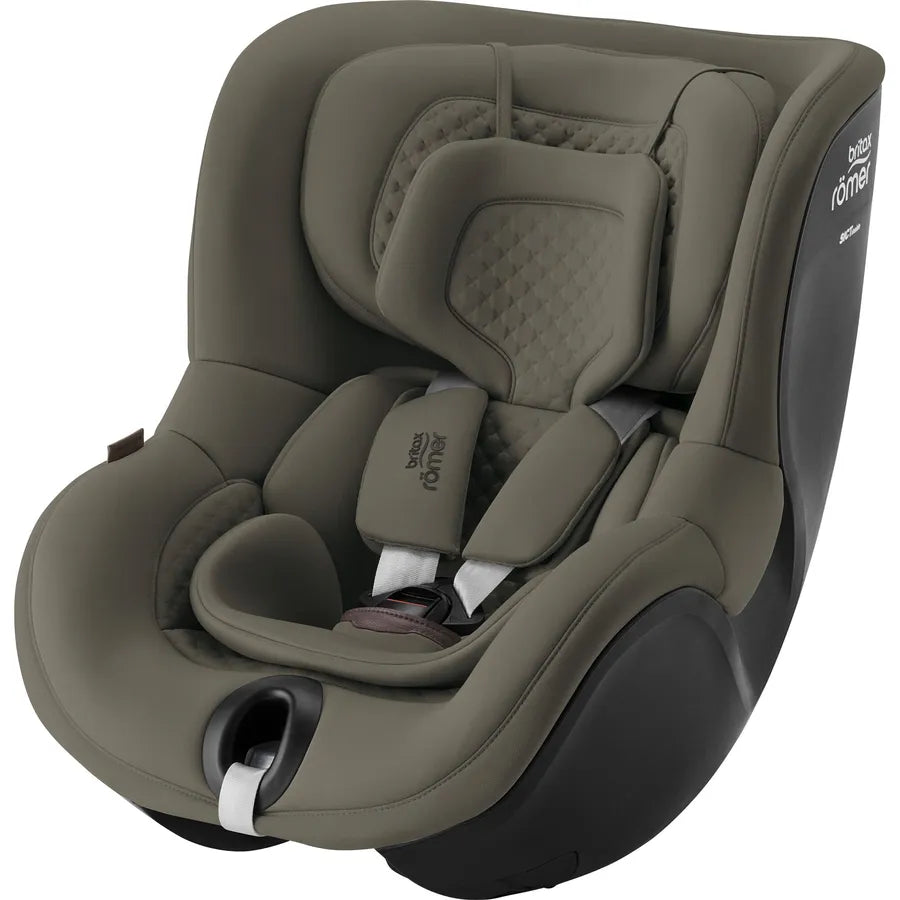 Scaun auto pentru copii Britax Römer, rotativ, fără bază ISOFIX, 3 luni-4 ani, 61-105 cm, 0-18 kg, DUALFIX 5Z, urban olive