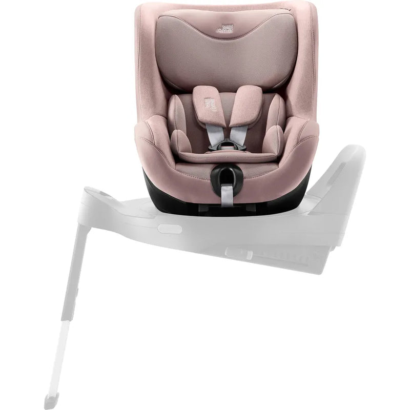 Scaun auto pentru copii Britax Römer, rotativ, fără bază ISOFIX, 3 luni-4 ani, 61-105 cm, 0-18 kg, DUALFIX 5Z, dusty rose