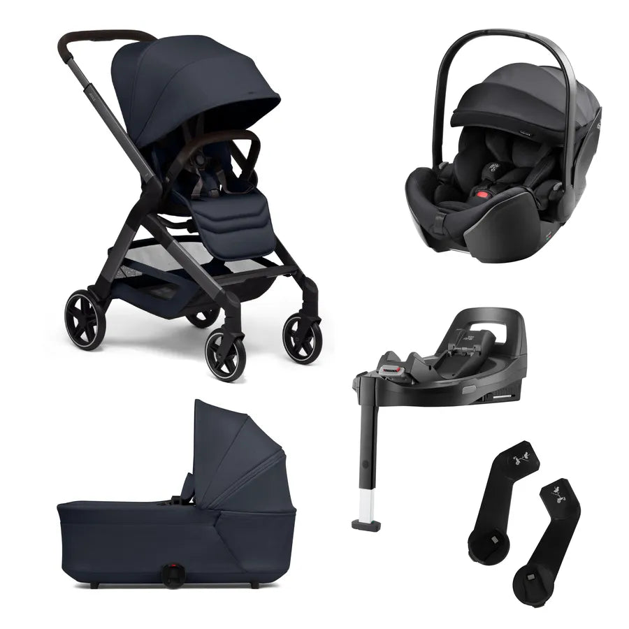 Pachet cărucior pentru copii, 5 în 1, Joolz, Hub2, navy blue