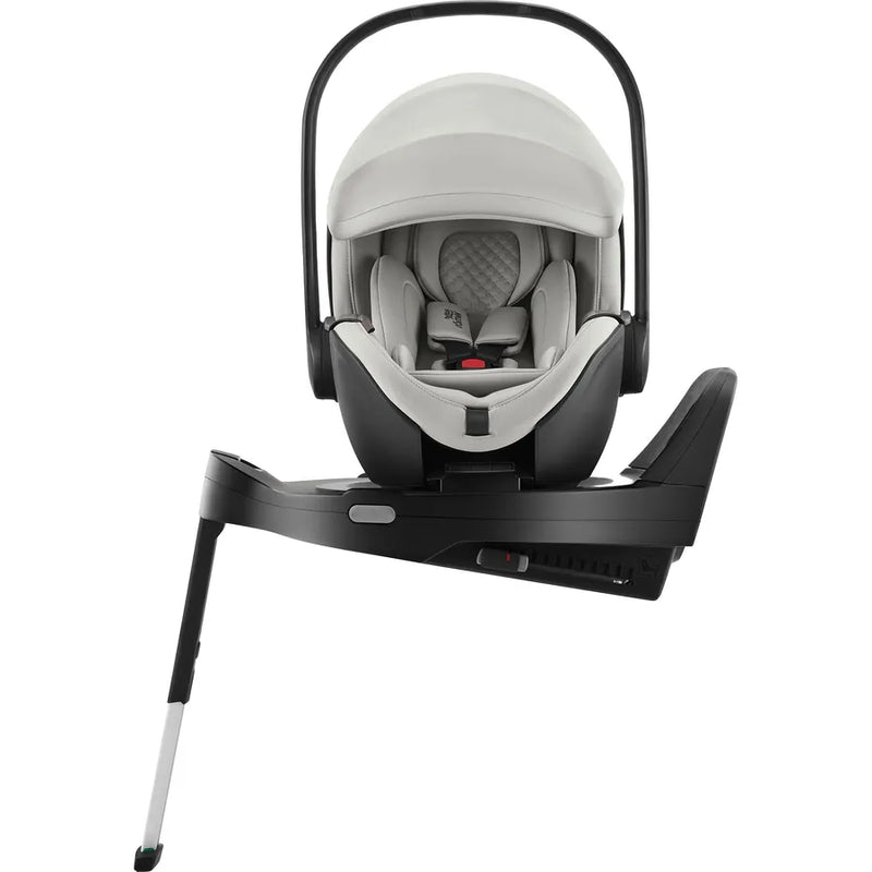 Scaun auto tip scoică pentru copii Britax Römer, reclinabil, 0-15 luni, 40-85 cm, 0-13 kg, BABY-SAFE PRO, linen grey