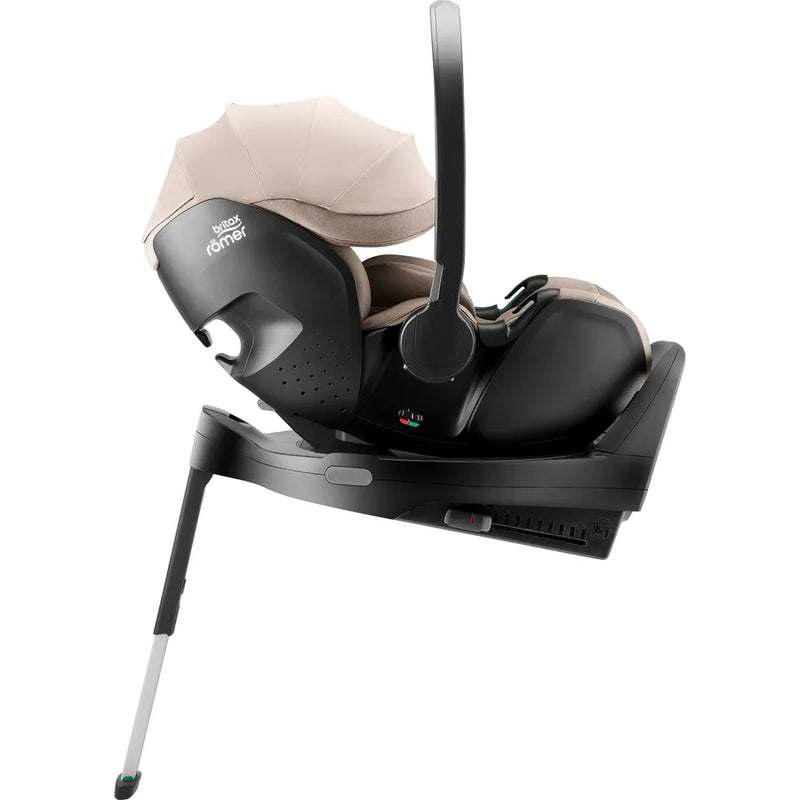 Scaun auto tip scoică pentru copii Britax Römer, reclinabil, 0-15 luni, 40-85 cm, 0-13 kg, BABY-SAFE PRO, teak