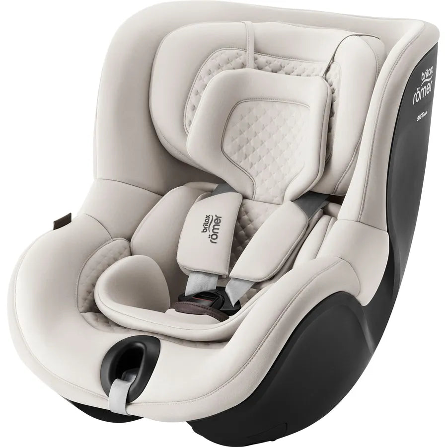 Scaun auto pentru copii Britax Römer, rotativ, fără bază ISOFIX, 3 luni-4 ani, 61-105 cm, 0-18 kg, DUALFIX 5Z, soft taupe