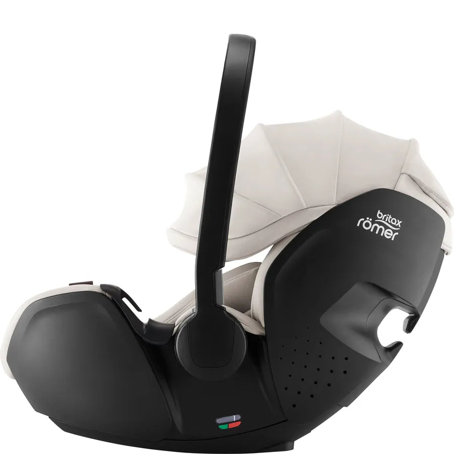 Scaun auto tip scoică pentru copii Britax Römer, reclinabil, 0-15 luni, 40-85 cm, 0-13 kg, BABY-SAFE PRO, soft taupe