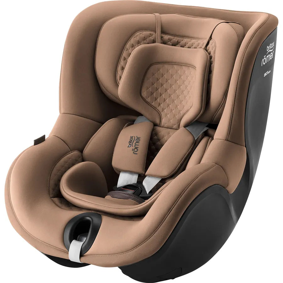 Scaun auto pentru copii Britax Römer, rotativ, fără bază ISOFIX, 3 luni-4 ani, 61-105 cm, 0-18 kg, DUALFIX 5Z, warm caramel