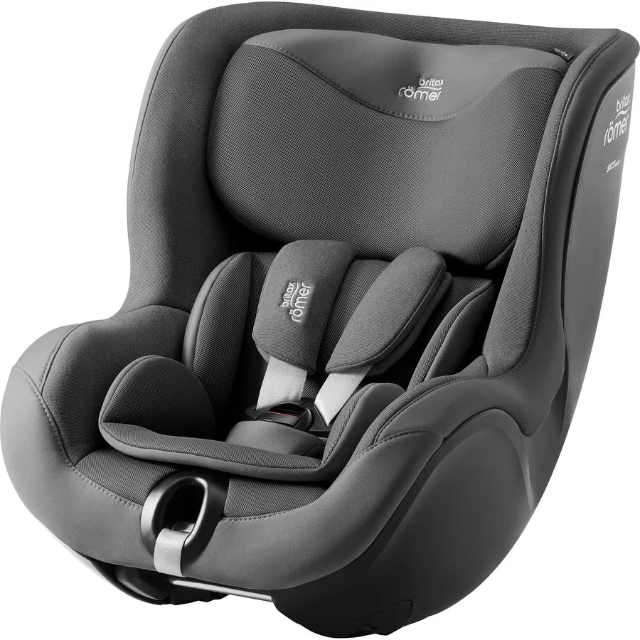 Scaun auto pentru copii Britax Römer, rotativ, fără bază ISOFIX, 3 luni-4 ani, 61-105 cm, 0-18 kg, DUALFIX 5Z, mineral grey
