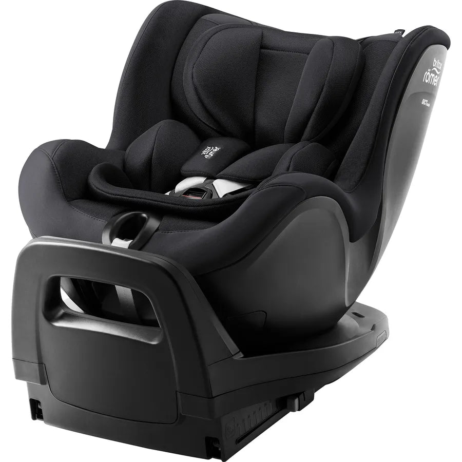 Scaun auto pentru copii Britax Römer, rotativ, 0 luni-4 ani, 40-105 cm, 0-19 kg, Isofix, DUALFIX PRO, carbon black