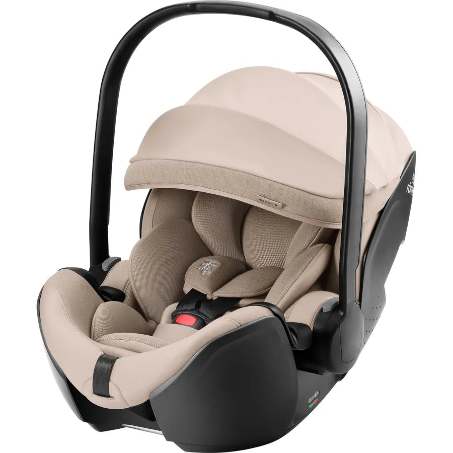 Scaun auto tip scoică pentru copii Britax Römer, reclinabil, 0-15 luni, 40-85 cm, 0-13 kg, BABY-SAFE PRO, teak