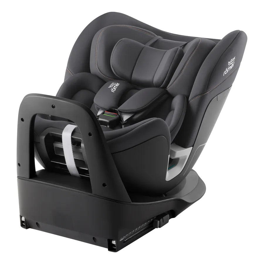 Scaun auto pentru copii Britax Römer, rotativ, 0 luni-7 ani, 40-125 cm, Isofix, SWIVEL, midnight grey