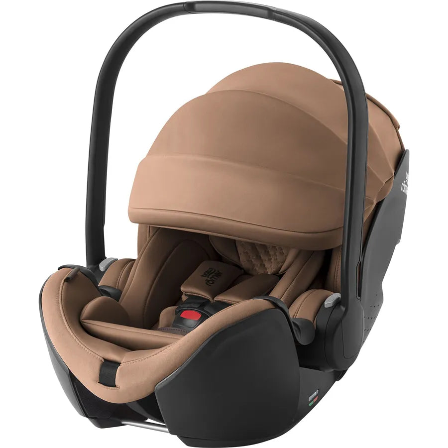 Scaun auto tip scoică pentru copii Britax Römer, reclinabil, 0-15 luni, 40-85 cm, 0-13 kg, BABY-SAFE PRO, warm caramel