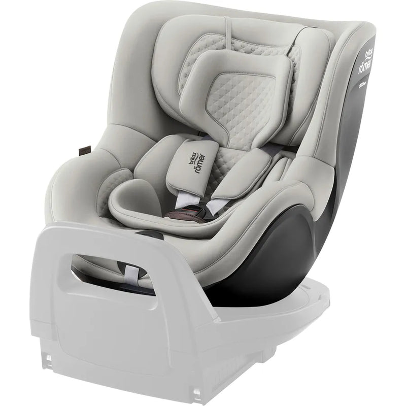 Scaun auto pentru copii Britax Römer, rotativ, fără bază ISOFIX, 3 luni-4 ani, 61-105 cm, 0-18 kg, DUALFIX 5Z, linen grey