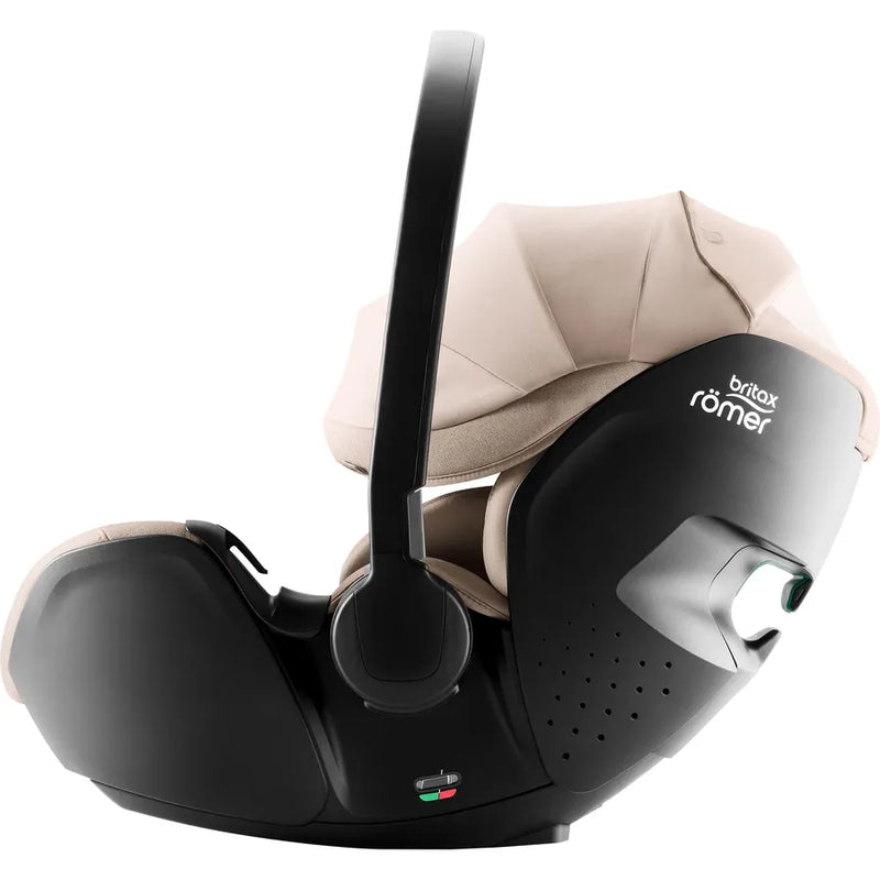 Scaun auto tip scoică pentru copii Britax Römer, reclinabil, 0-15 luni, 40-85 cm, 0-13 kg, BABY-SAFE PRO, teak