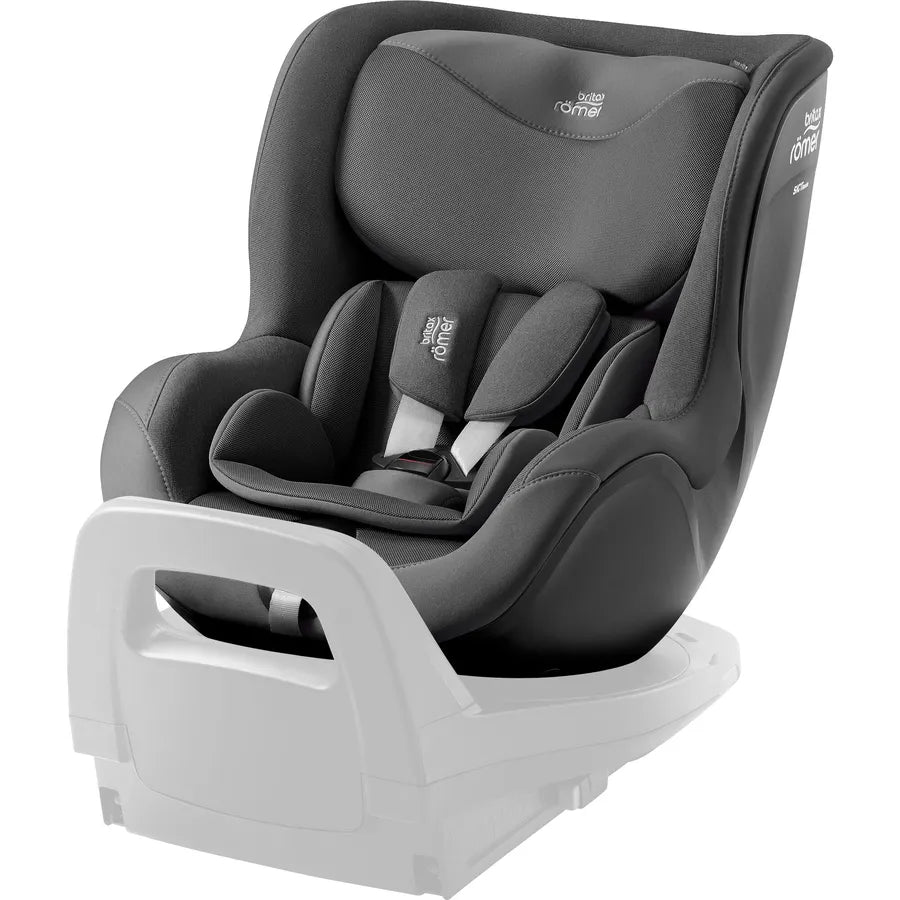 Scaun auto pentru copii Britax Römer, rotativ, fără bază ISOFIX, 3 luni-4 ani, 61-105 cm, 0-18 kg, DUALFIX 5Z, mineral grey