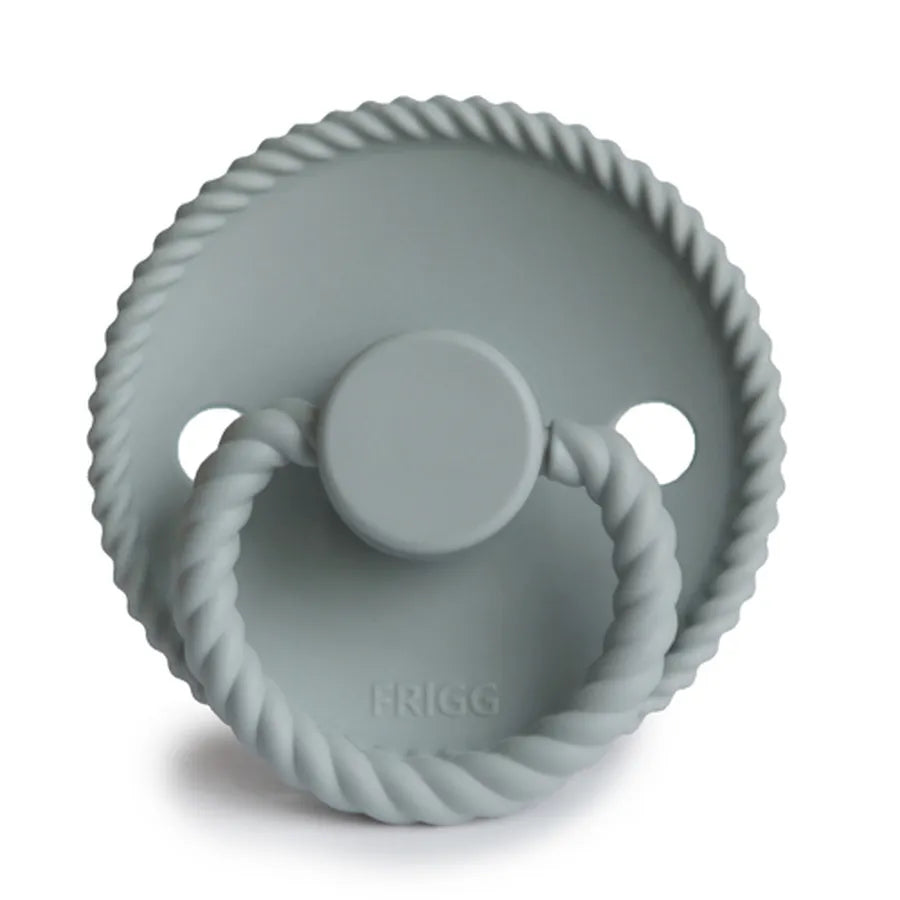 Suzetă din silicon Rope, french gray