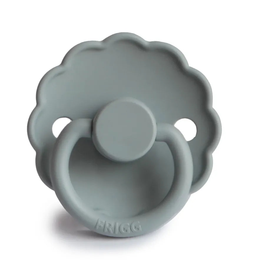 Suzetă din silicon Daisy, french gray