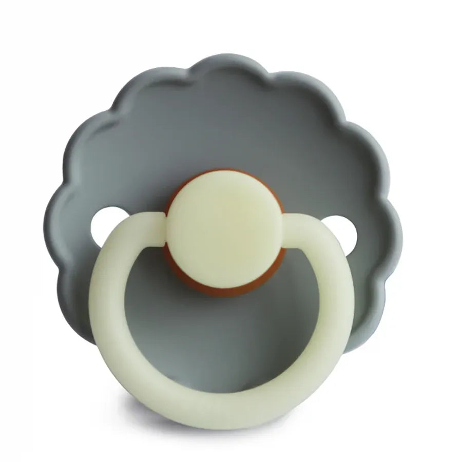 Suzetă din silicon Daisy, french gray night