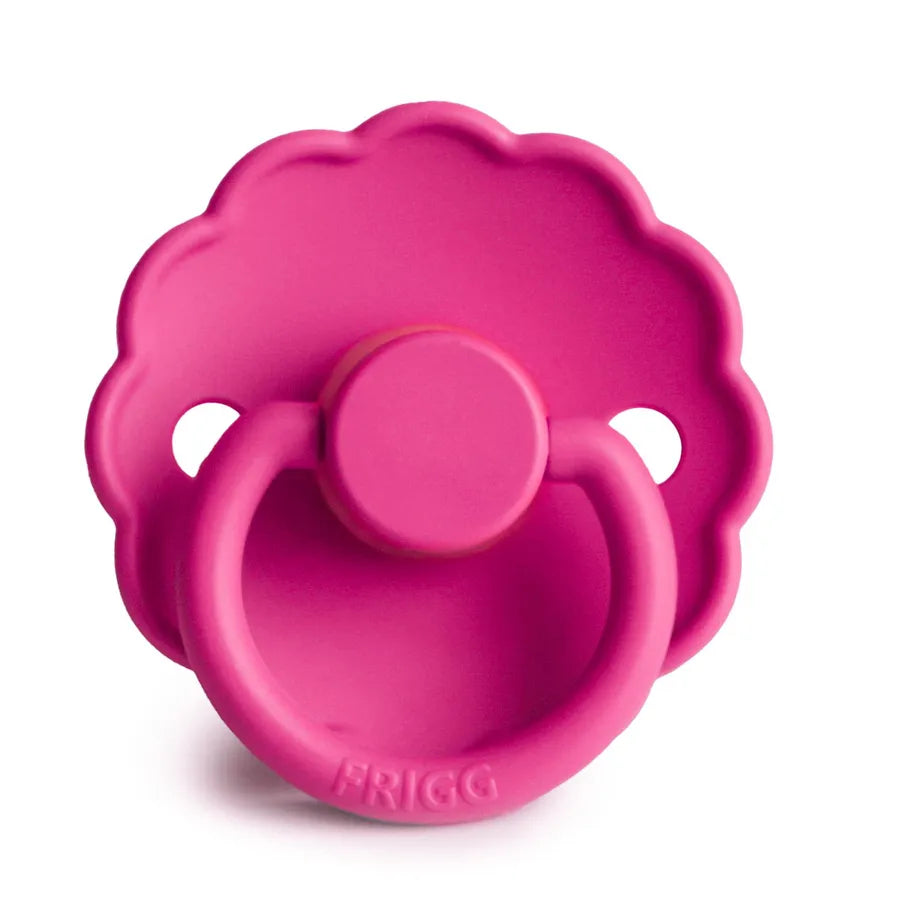 Suzetă din silicon Daisy, fuchsia