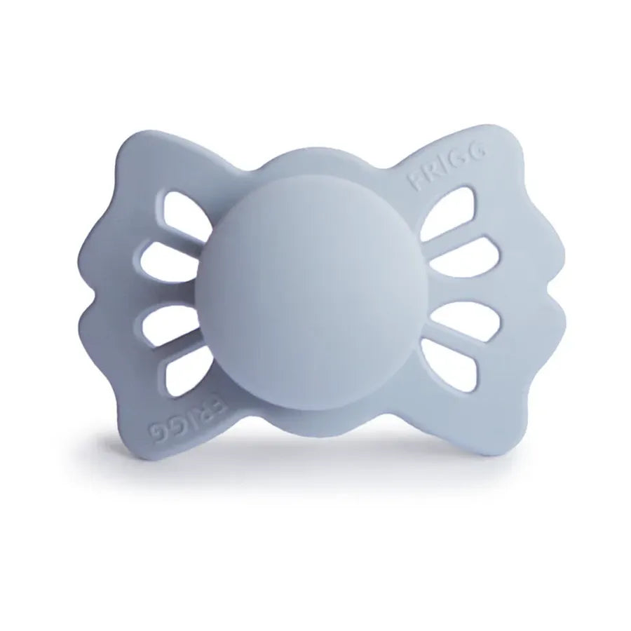 Suzetă simetrică din silicon Lucky, powder blue