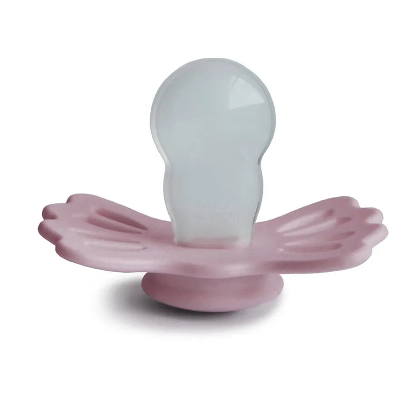 Suzetă simetrică din silicon Lucky, primrose