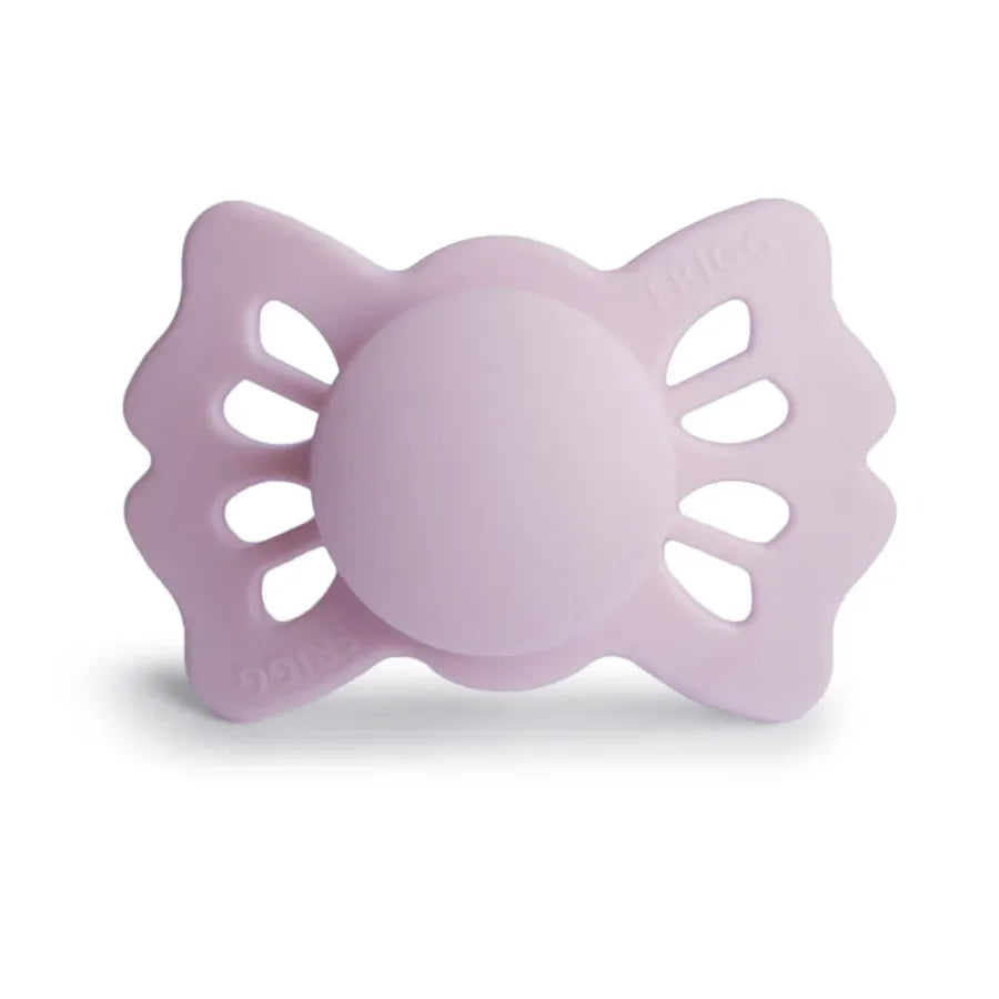 Suzetă simetrică din silicon Lucky, soft lilac