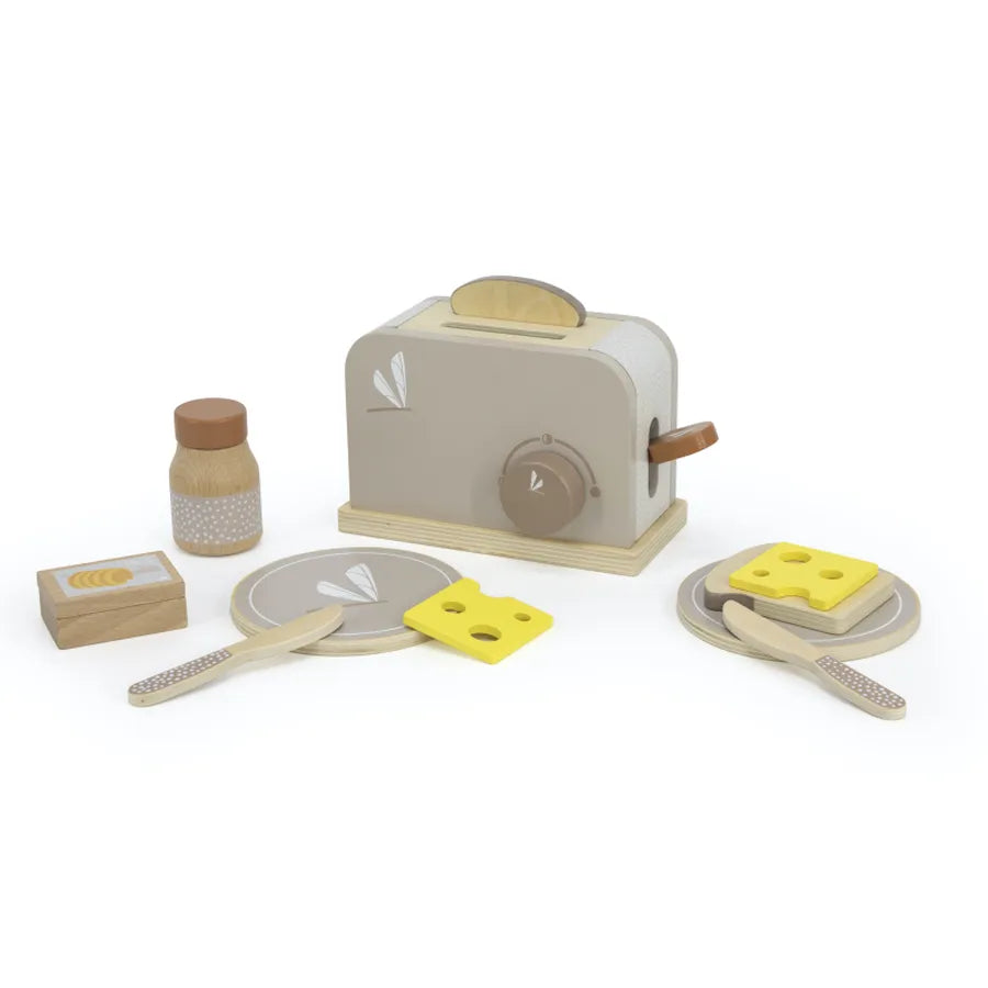 Jucărie din lemn, Toaster, nougat